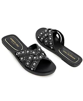 Kenneth Cole New York Women's Jula Stud Slip On Flat Sandals