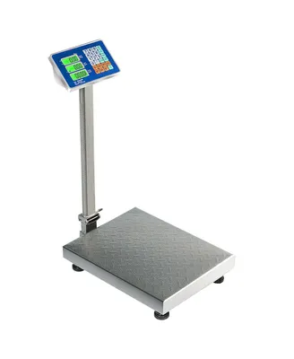 Sugift 660 lbs Weight Platform Scale Digital Floor Folding Scale