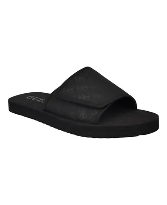 Guess Men's Hartz Branded Fashion Slide Sandals