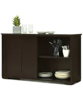 Modern Practical Wooden Kitchen Lockers with Large Storage Space