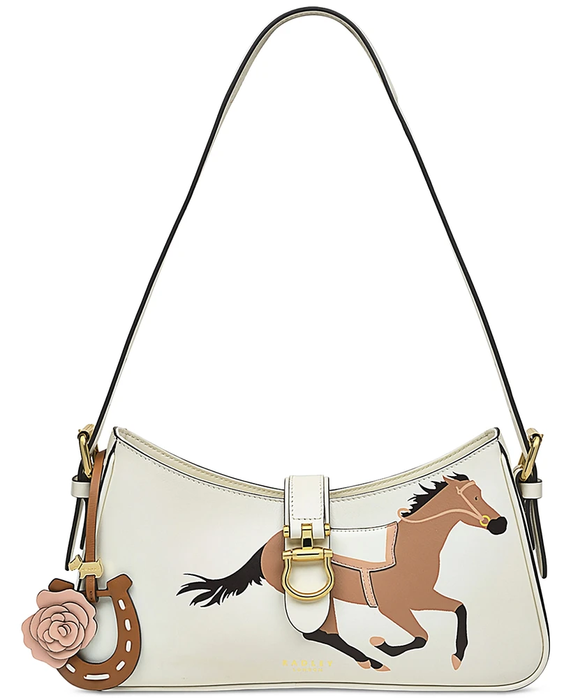 Radley London Kentucky Derby SS24 Small Zippered Leather Shoulder