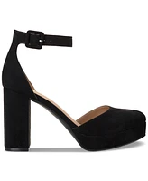 Sun + Stone Women's Birdey Ankle Strap Block Heel Platform Pumps, Created for Macy's