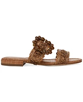 Sam Edelman Elisa Embellished Buckle Double Band Sandals