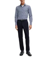 Boss by Hugo Boss Men's Printed Performance-Stretch Slim-Fit Dress Shirt