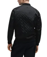 Boss by Hugo Boss Men's 3D-Effect Monogram Regular-Fit Jacket