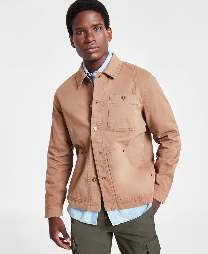 Sun + Stone Men's Christopher Regular-Fit Chore Jacket, Created for Macy's