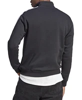 adidas Men's Essentials Fleece 3-Stripes Quarter-Zip Sweatshirt