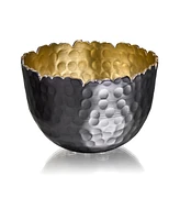 Godinger Signature Collection Enamel and Gold-Tone Snack Bowl