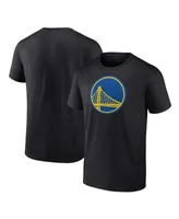 Men's Fanatics Black Golden State Warriors Primary Logo T-shirt