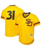 Men's Mitchell & Ness Dave Winfield Gold San Diego Padres Cooperstown Collection Mesh Batting Practice Jersey