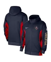 Men's Nike Navy New Orleans Pelicans 2023/24 Authentic Showtime Full-Zip Hoodie