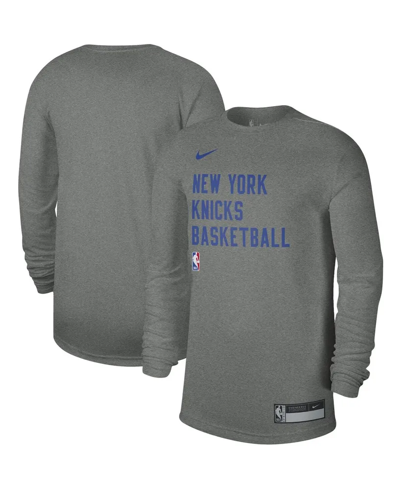 New York Knicks Nike Unisex 2023/24 Legend On-Court Practice Long Sleeve  T-Shirt - Blue