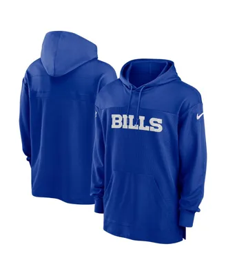 Men's Nike Royal Buffalo Bills 2023 Sideline Lightweight Performance Hooded Top