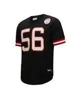 Men's Mitchell & Ness Lawrence Taylor Black New York Giants Retired Player Name Number Mesh Top