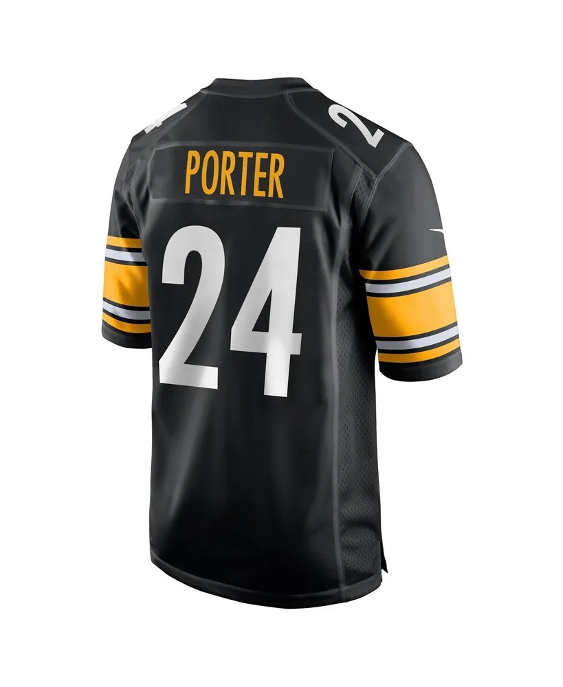 Men's Nike Joey Porter Jr. Black Pittsburgh Steelers 2023 Nfl Draft Pick Game Jersey