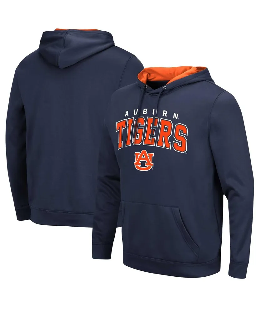 Men's Colosseum Navy Auburn Tigers Resistance Pullover Hoodie