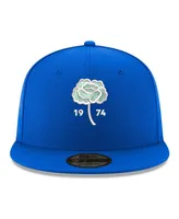 Men's New Era Blue Seattle Sounders Fc Carnation 9FIFTY Snapback Hat