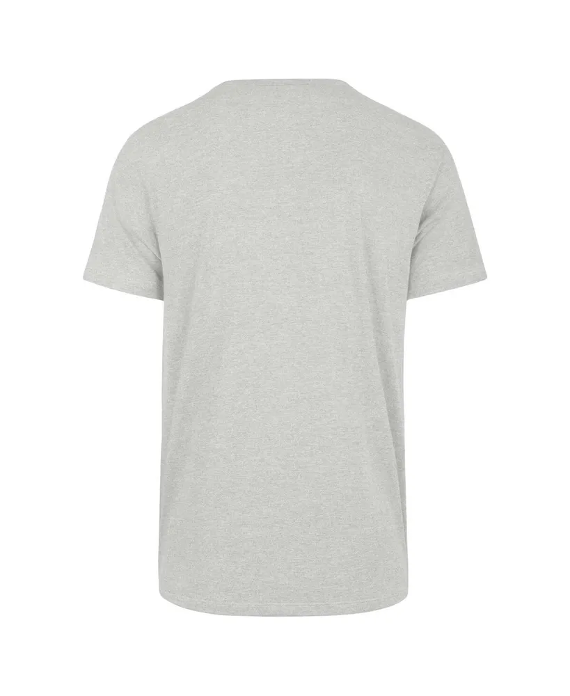 Men's '47 Brand Gray Distressed Detroit Lions Ringtone Franklin T-shirt