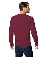 Bellemere New York Men's Pure Crew Neck Merino-Cashmere Sweater