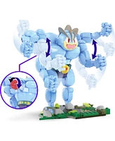 Pokemon Machamp Building Toy Kit 399 Pieces with 1 Poseable Figure for Kids