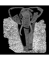 Girl's Word Art T-shirt - Elephant