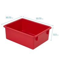 ECR4Kids Letter Tray with Lid, Storage Containers, 10-Pack