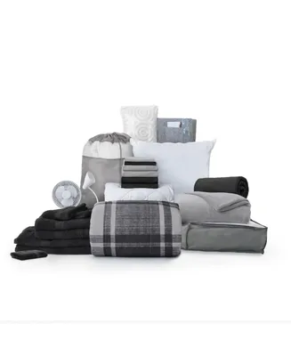 Dormify Premium Dorm Essential Bundle - 24 Piece Twin Xl Set, Comforter, Sheets, & Pillow Comforter Set