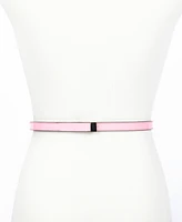 kate spade new york Women's 12mm Patent Shoestring Bow Belt