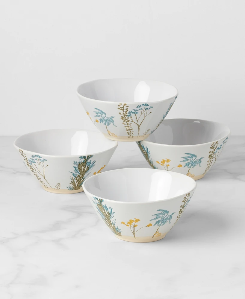 Lenox Wildflowers 4 Piece All-Purpose Bowls, Service for 4