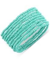 Style & Co 9-Pc. Color Seed Bead Stretch Bracelets, Created for Macy's