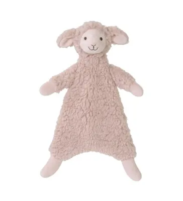 Peach Lamb Lotus Tuttle Security Blanket by Happy Horse 9 Inch Plush Animal Toy