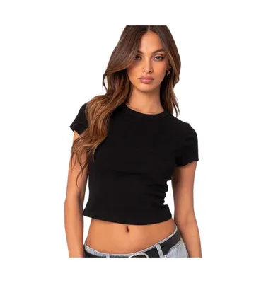 Women's Better Basics cropped t shirt