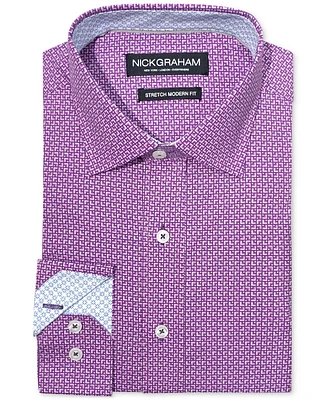 Nick Graham Men's Corner Square Dress Shirt
