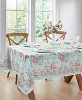 Vintage-Like Floral Garden Tablecloth