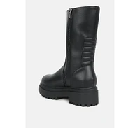 Women's Lewisa Panelled Lug Sole Boots