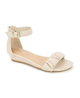 Kenneth Cole Reaction Women's Great Scrunch Two-Piece Wedge Sandals