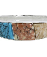 Robert Lee Morris Soho Semi-Precious Mixed Stone Bangle Bracelet