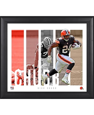 Nick Chubb Cleveland Browns Framed 15" x 17" Player Panel Collage