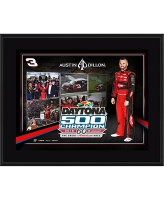 Austin Dillon 10.5" x 13" 2018 Daytona 500 Champion Sublimated Plaque