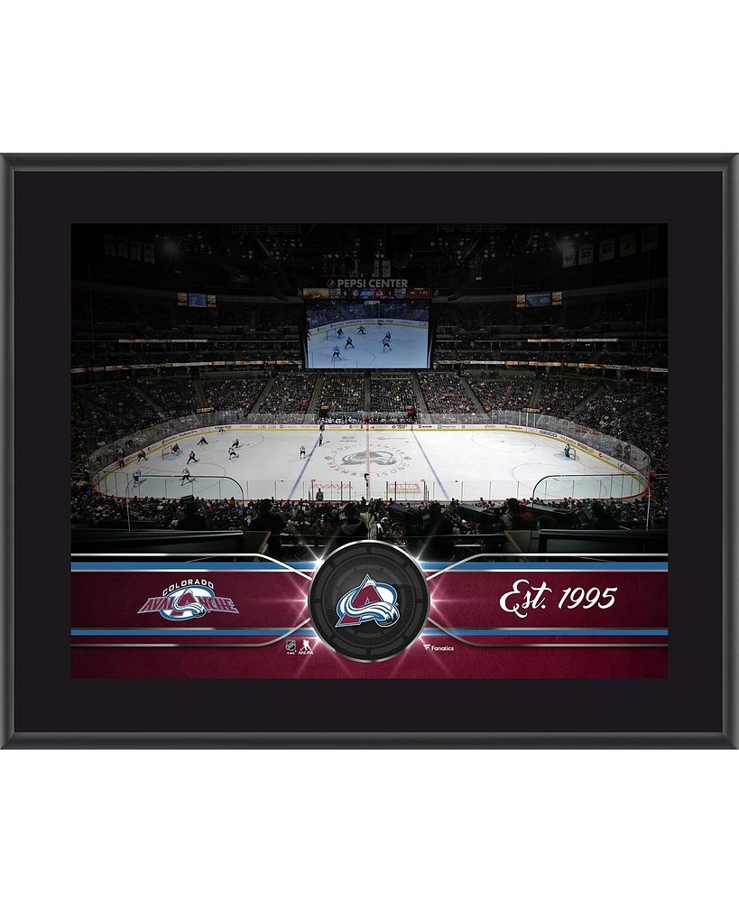 Colorado Avalanche 10.5" x 13" Sublimated Team Plaque