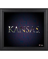 Kansas Jayhawks Framed 15" x 17" Team Heritage Collage