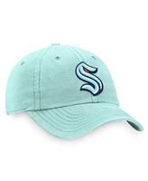 Men's Fanatics Light Blue Seattle Kraken Core Primary Logo Adjustable Hat