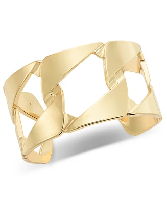 I.n.c. International Concepts Gold-Tone Big Chain Link Cuff Bracelet, Created for Macy's