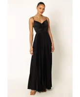 Naira Pleated Maxi Dress