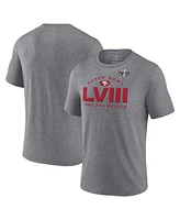 Men's Fanatics Heather Gray San Francisco 49ers Super Bowl Lviii Made it T-shirt