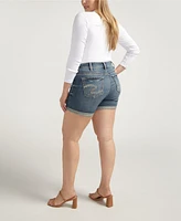 Silver Jeans Co. Plus Suki Mid Rise Curvy Fit Shorts