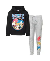 Sega Little Boys Sonic The Hedgehog Knuckles Tails Pullover Hoodie & Pants Set