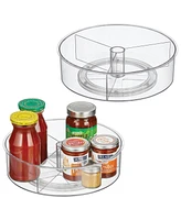 mDesign Lazy Susan Turntable Spinner for Kitchen and Bathroom