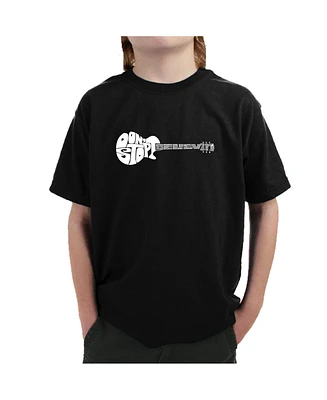 Boy's Word Art T-shirt - Don't Stop Believin'