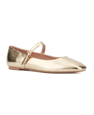 Women's Page- Buckle Ballet Flats